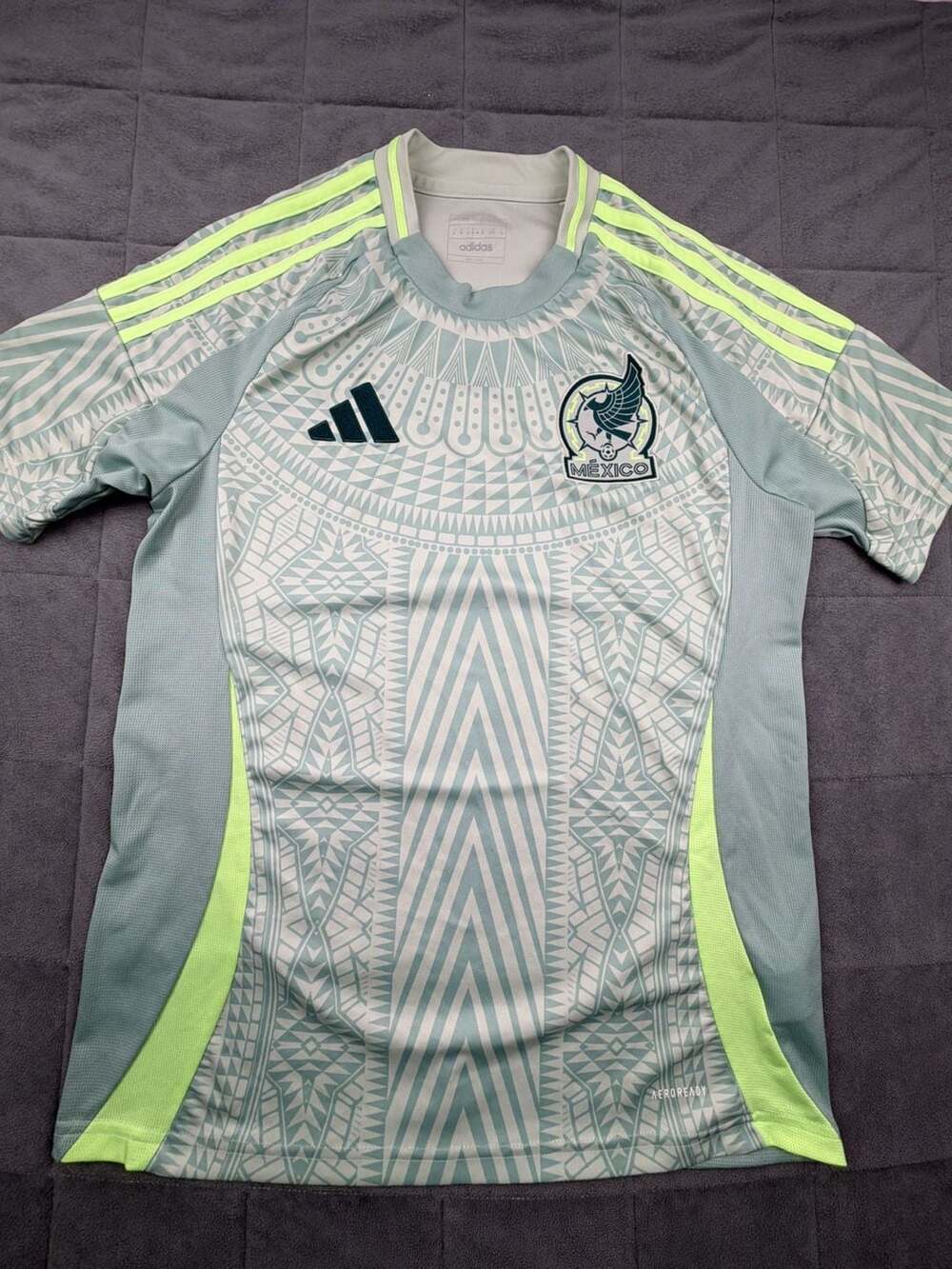 Adidas Mexico Away Men's Futbol Soccer Jersey 2024 Size M Green